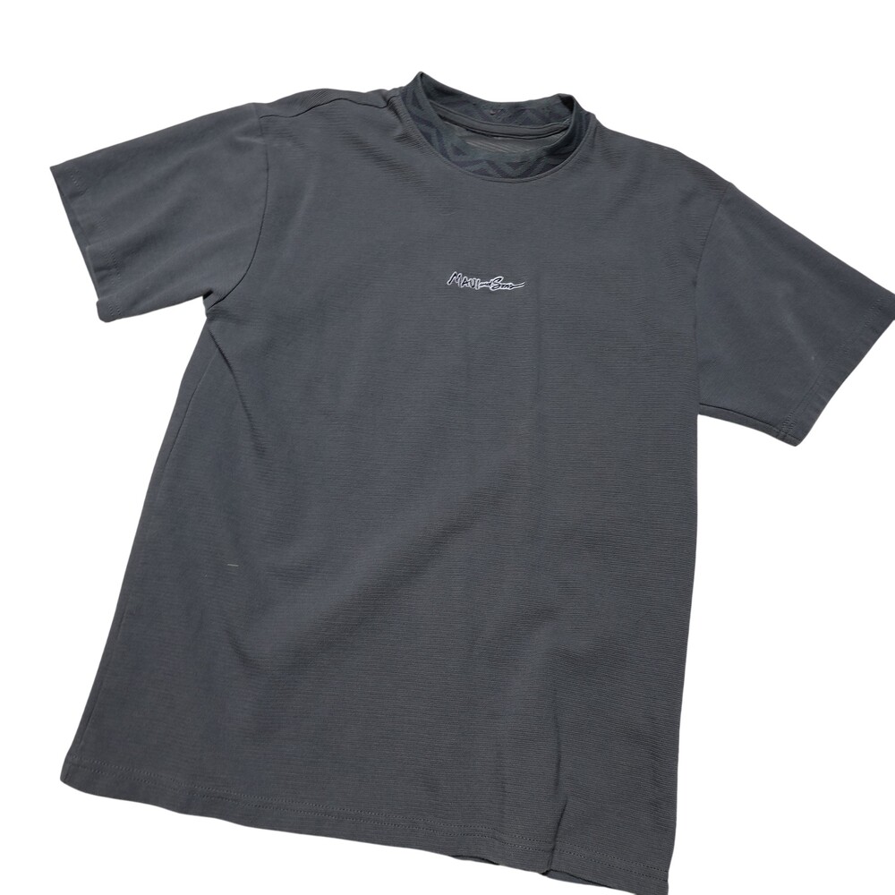 Maui And Sons Shirt Mens Medium Gray Embroidered Logo Surf Crew Neck Tee Top